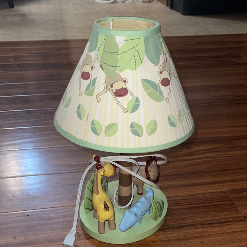 Jungle Animal Themed Table Lamp